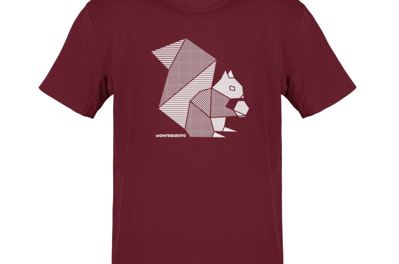 MQ EICHHÖRNCHEN- Pure Organic Shirt Herren - rot