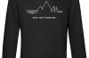 MQ NEVER STOP DISCOVERING - Organic Hoodie Unisex - schwarz