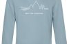 MQ NEVER STOP DISCOVERING - Organic Hoodie Unisex - hellblau