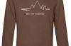 MQ NEVER STOP DISCOVERING - Organic Hoodie Unisex - braun